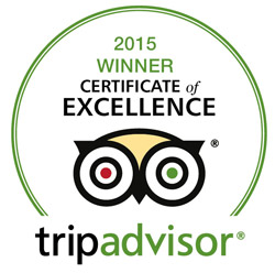 tripadvisor 2015 Winner certificate