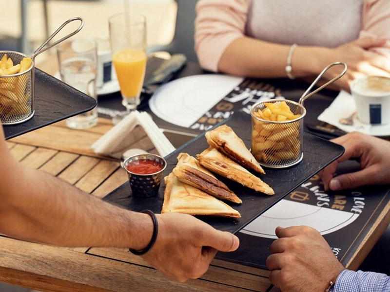 Picture of people being served